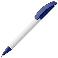 Ручка шариковая Prodir DS3 TPP Special, белая с синим (артикул 1912.64)