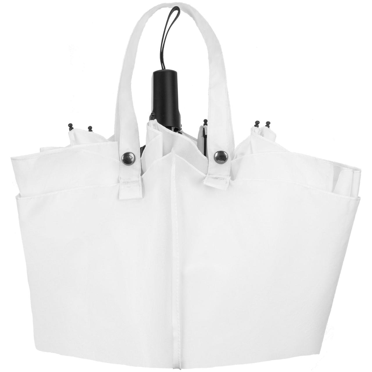 Зонт-сумка складной Stash, белый (артикул 10991.60), фото 1