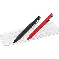 Набор Pin Soft Touch: ручка и карандаш, черный с красным (артикул 23322.35)