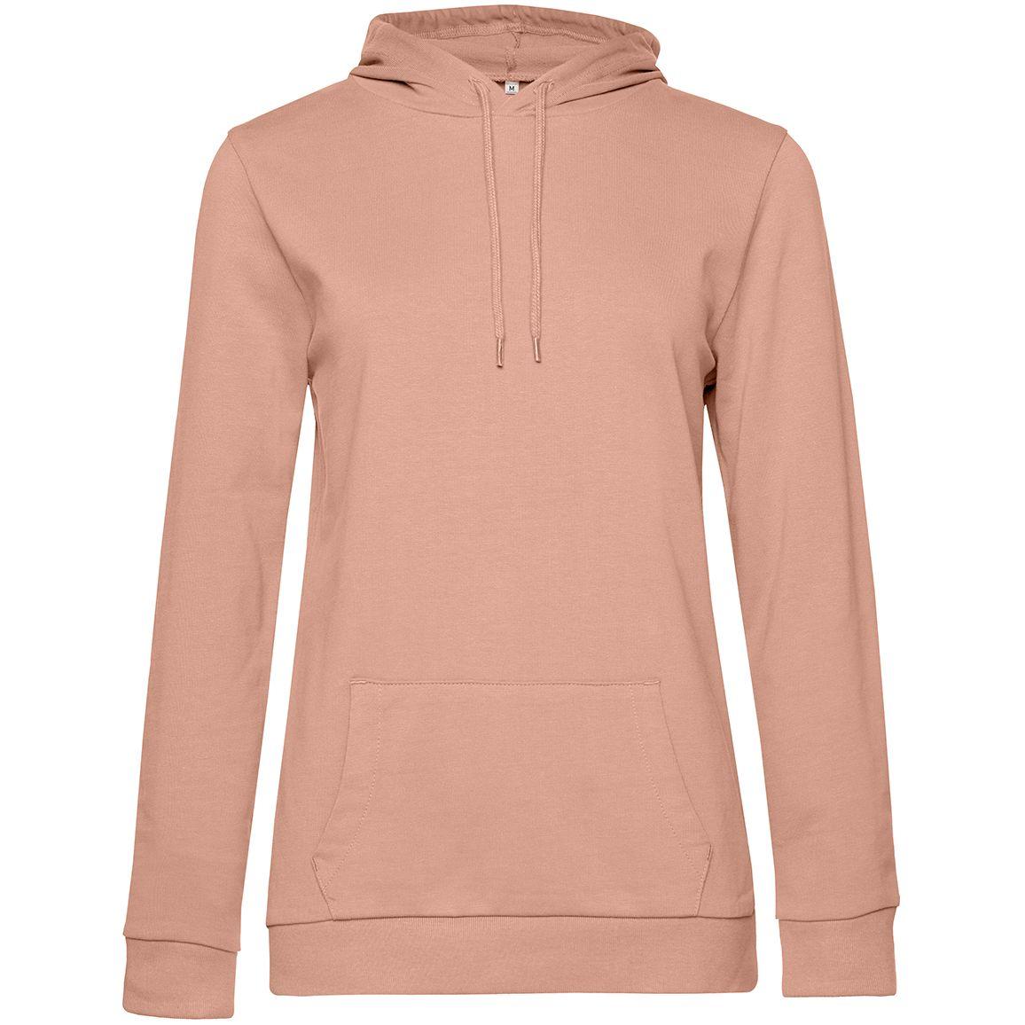 Толстовка с капюшоном женская Hoodie, бежевая (nude) (артикул WW04W307) - фото 1 - id-p88640770