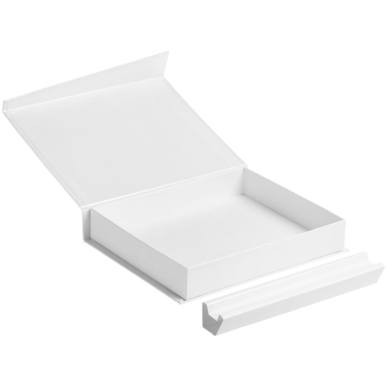 Коробка Duo под ежедневник и ручку, белая (артикул 1639.60) - фото 3 - id-p88634949