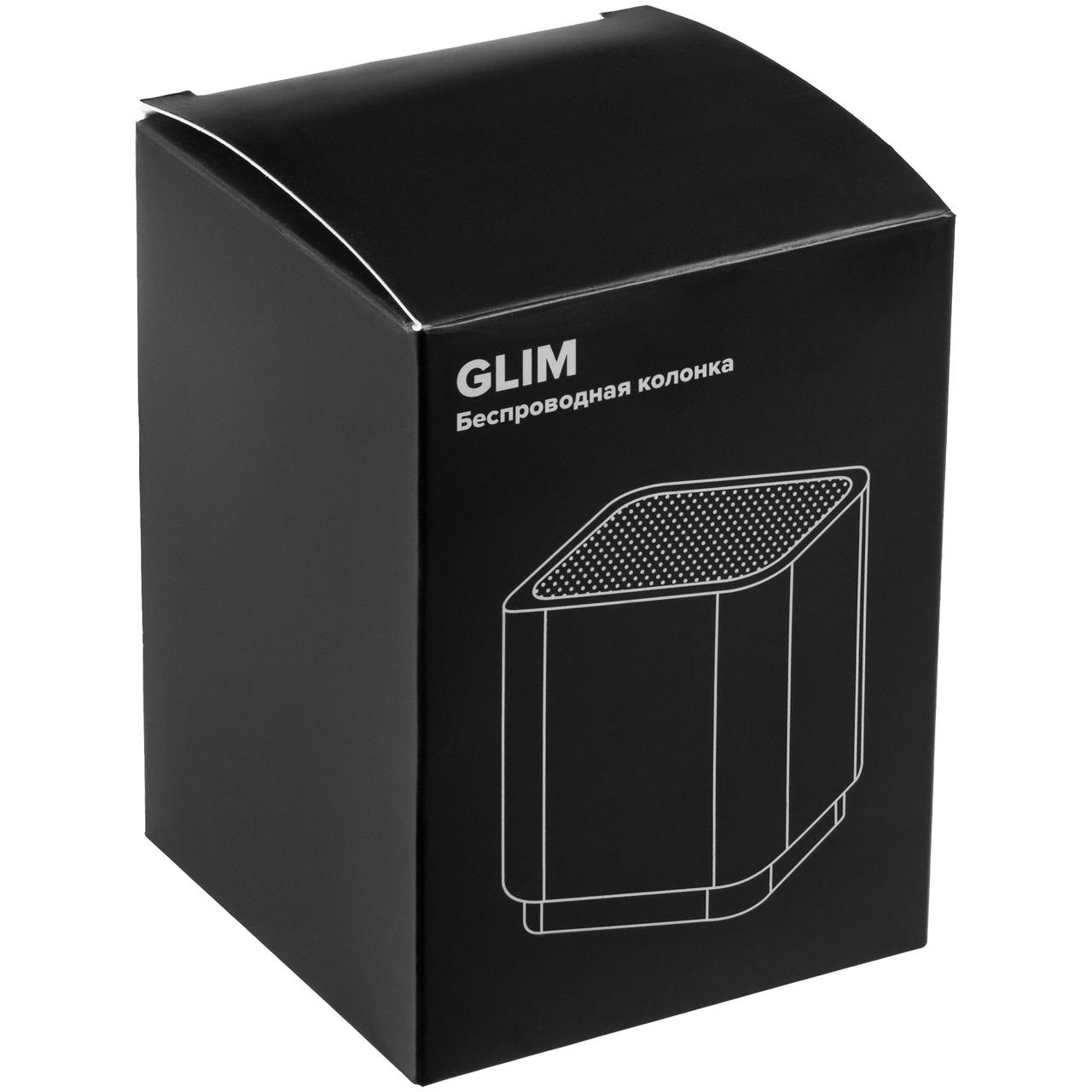 Беспроводная колонка с подсветкой логотипа Glim, красная (артикул 12103.50) - фото 9 - id-p88638837