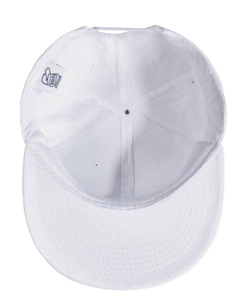 Бейсболка Unit Snapback с прямым козырьком, белая (артикул 5948.60) - фото 3 - id-p88634959