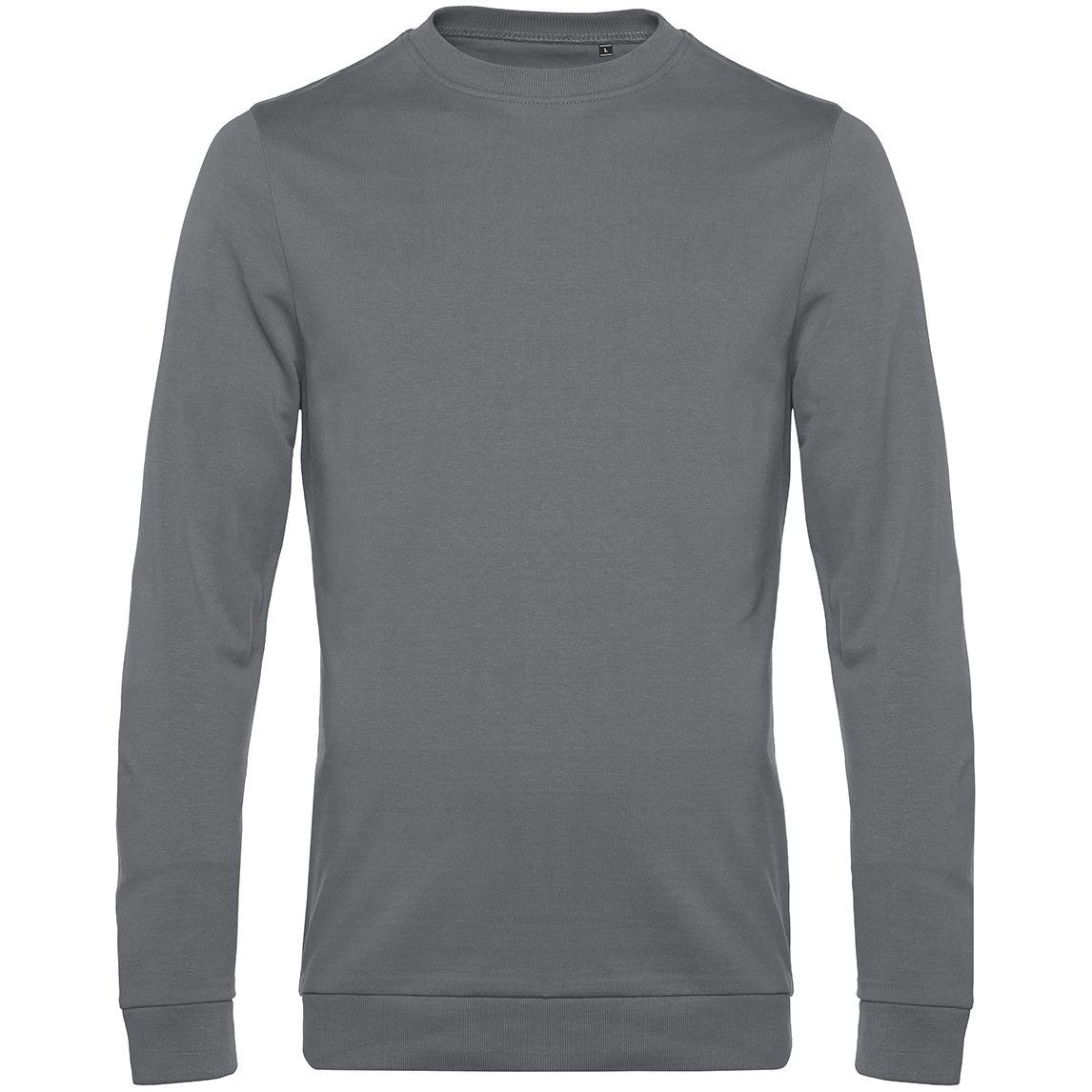 Свитшот унисекс Set In, серый (стальной) (артикул WU01W665)