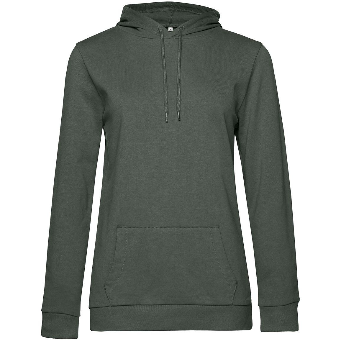 Толстовка с капюшоном женская Hoodie, хаки (артикул WW04W551), фото 1