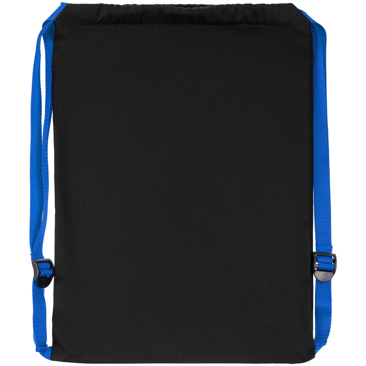 Рюкзак Nock, черный с синей стропой (артикул 12199.38) - фото 4 - id-p88634979