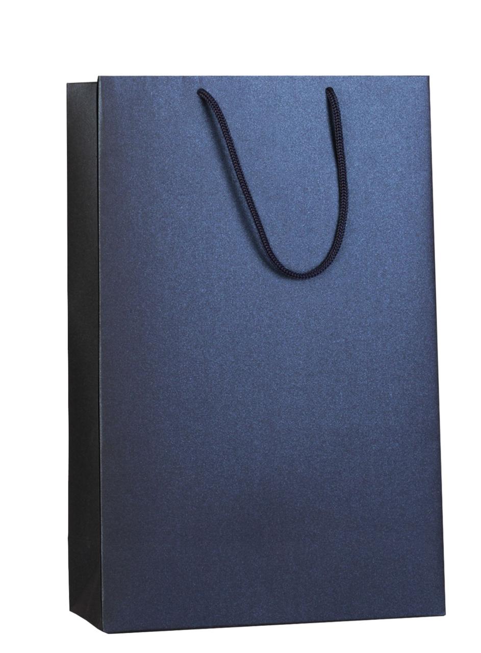 Пакет бумажный «Блеск», средний, синий (артикул 5867.40)
