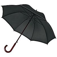 Зонт-трость светоотражающий Unit Reflect, черный (артикул 5682.30)