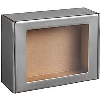 Коробка с окном Visible, серебристая (артикул 11024.10)