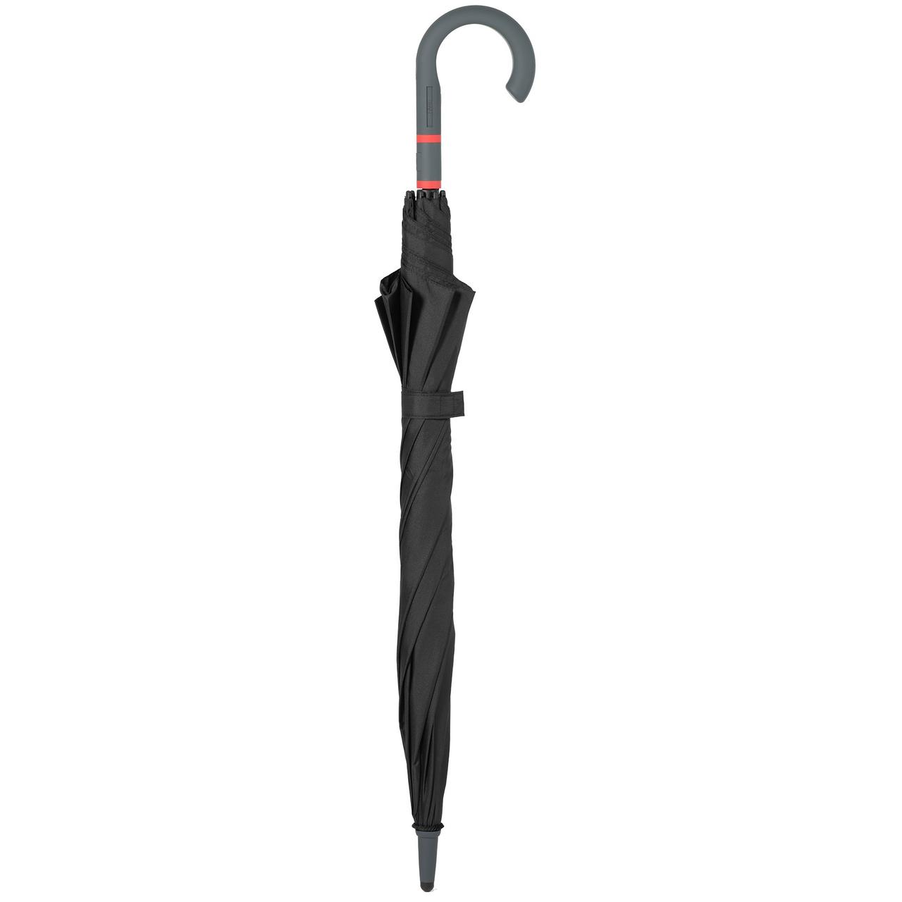 Зонт-трость с цветными спицами Color Style ver.2, красный, с серой ручкой (артикул 64716.51) - фото 6 - id-p88641895