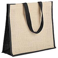 Холщовая сумка для покупок Bagari с черной отделкой (артикул 4866.30)