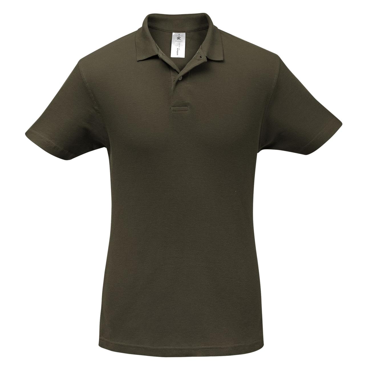 Рубашка поло ID.001 коричневая (артикул PUI10145)