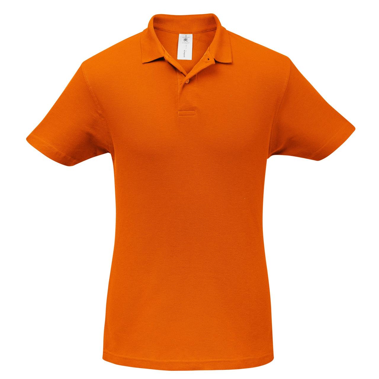 Рубашка поло ID.001 оранжевая (артикул PUI10235)