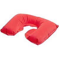Надувная подушка под шею в чехле Sleep, красная (артикул 5125.50)