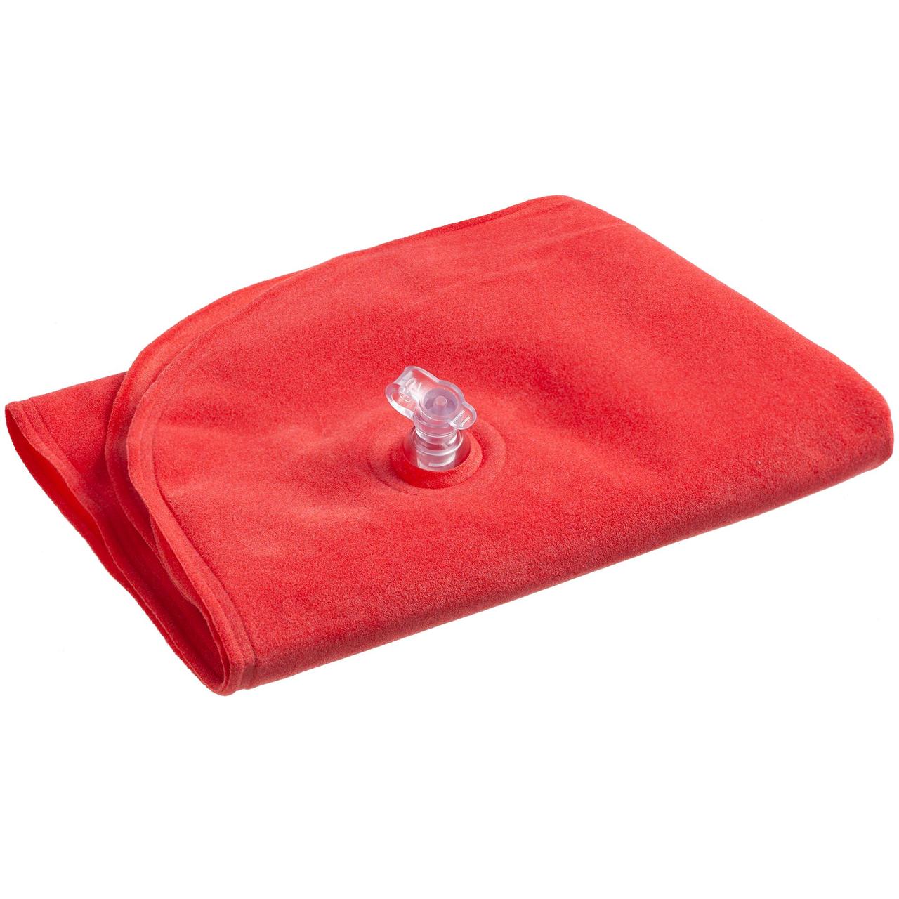 Надувная подушка под шею в чехле Sleep, красная (артикул 5125.50) - фото 2 - id-p88633199