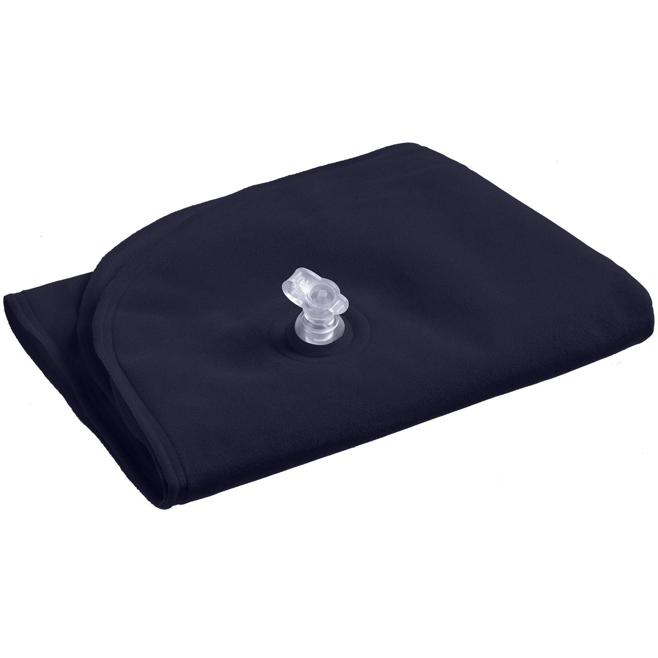 Надувная подушка под шею в чехле Sleep, темно-синяя (артикул 5125.40) - фото 2 - id-p88633202
