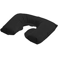 Надувная подушка под шею в чехле Sleep, черная (артикул 5125.30)