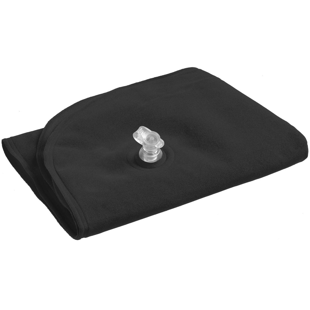 Надувная подушка под шею в чехле Sleep, черная (артикул 5125.30) - фото 2 - id-p88633209