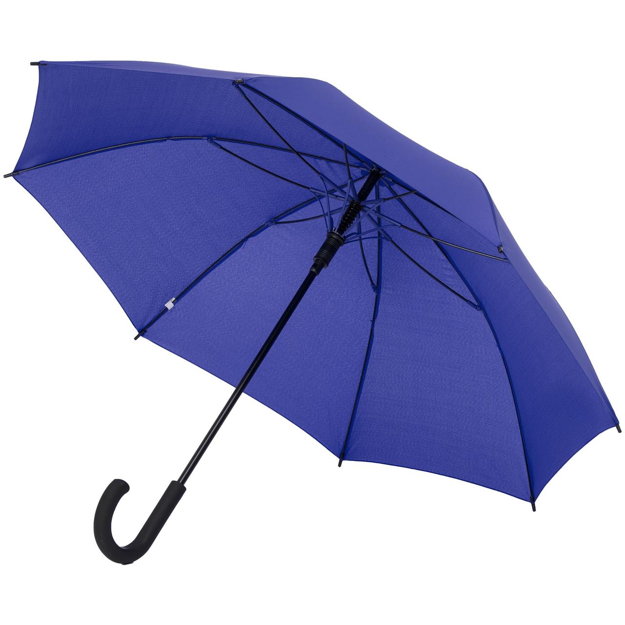 Зонт-трость с цветными спицами Bespoke, синий (артикул 12372.44)
