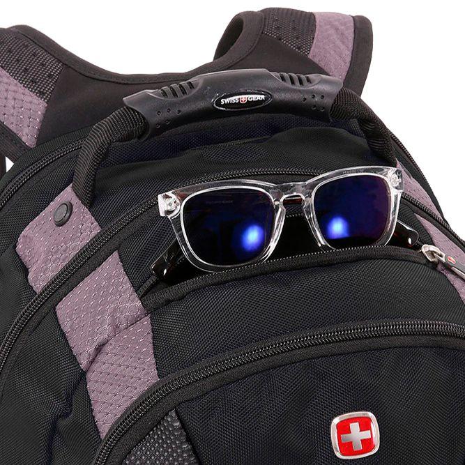 Рюкзак для ноутбука Swissgear Сarabine, черный с серым (артикул 12143.30) - фото 5 - id-p88643854
