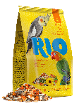 RIO Корм для средних попугаев, рацион в период линьки, уп. 500гр.