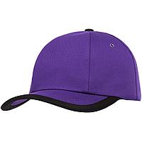 Бейсболка Bizbolka Honor, фиолетовая с черным кантом (артикул 11179.78)