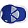 Бейсболка Bizbolka Honor, ярко-синяя с белым кантом (артикул 11179.44), фото 3