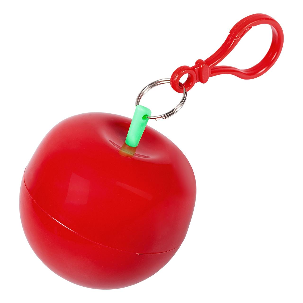 Дождевик в футляре «Фрукт», красное яблоко (артикул 3708.50) - фото 1 - id-p88633247