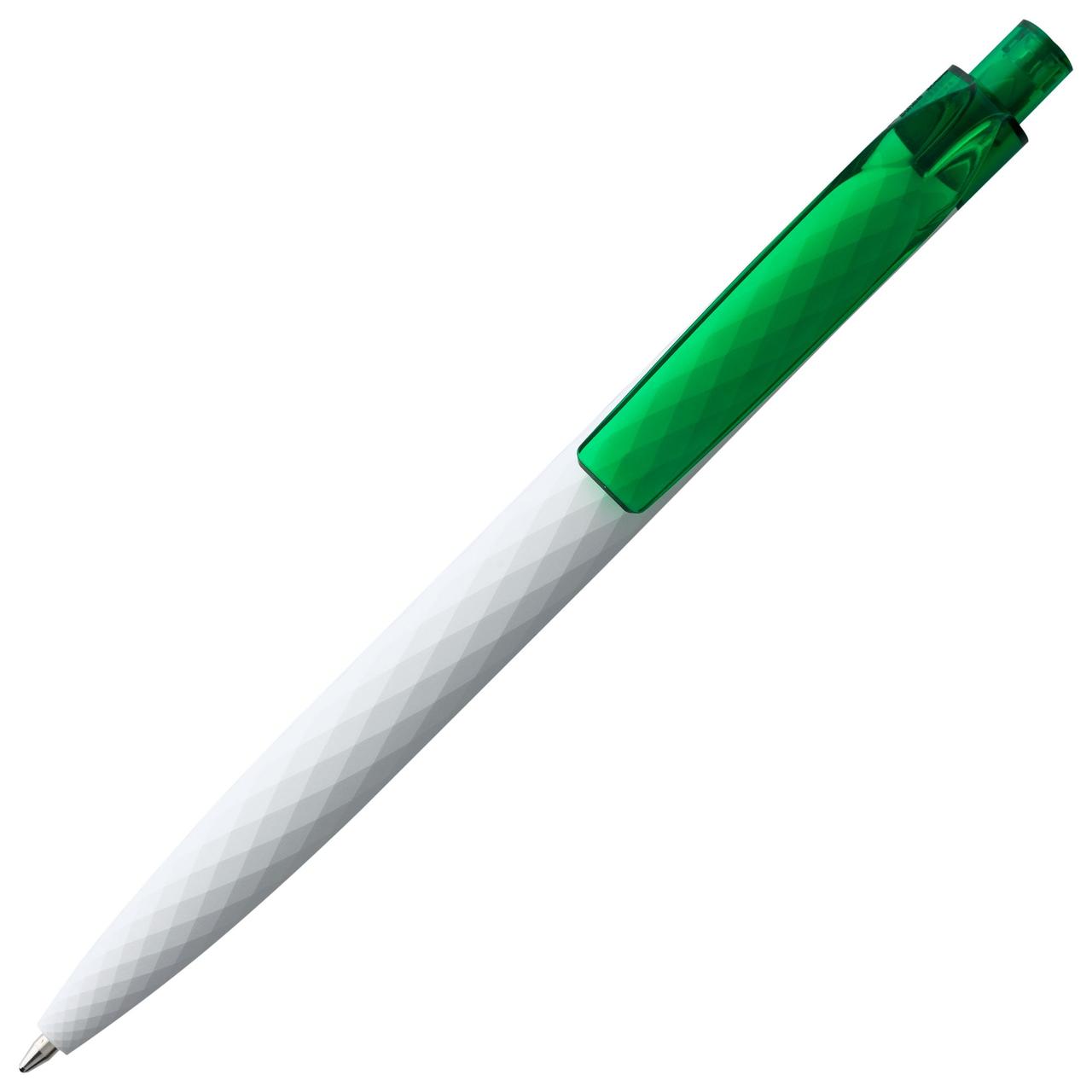 Ручка шариковая Prodir QS01 PMT-T, бело-зеленая (артикул 1901.69) - фото 4 - id-p88633248