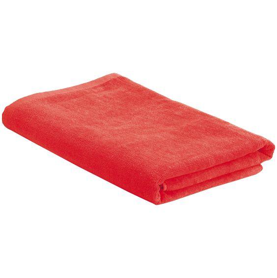Пляжное полотенце в сумке SoaKing, красное (артикул 74142.50)