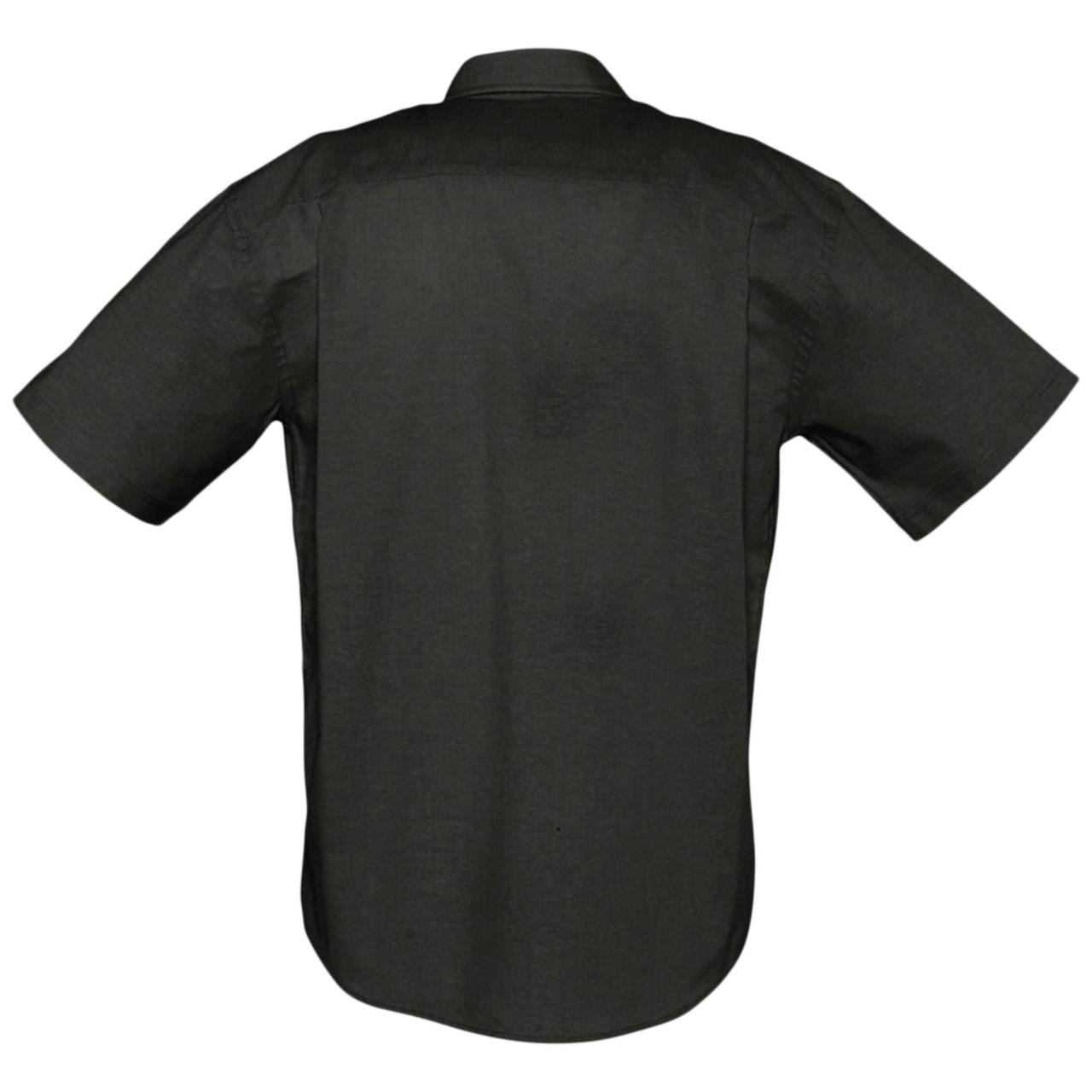 Рубашка мужская с коротким рукавом Brisbane, черная (артикул 1837.30) - фото 2 - id-p88640912