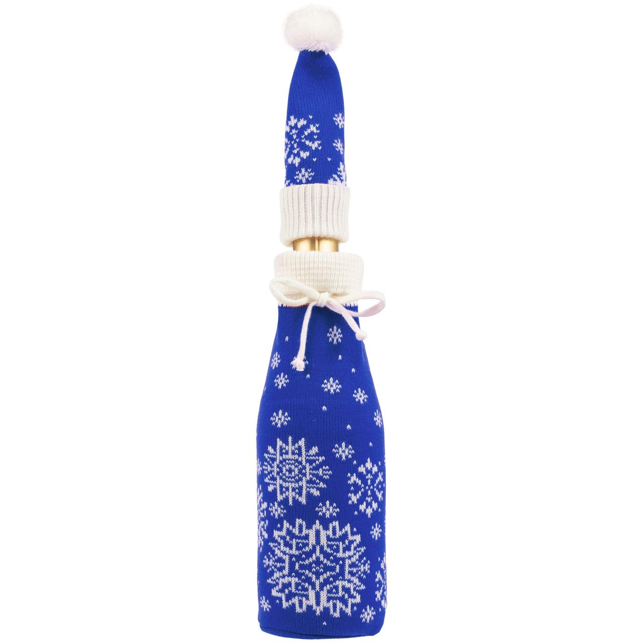 Чехол на бутылку Snow Fairy, синий (василек) (артикул 10615.40) - фото 1 - id-p88635102