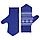 Варежки «Скандик», синие (василек) (артикул 2209.44), фото 2