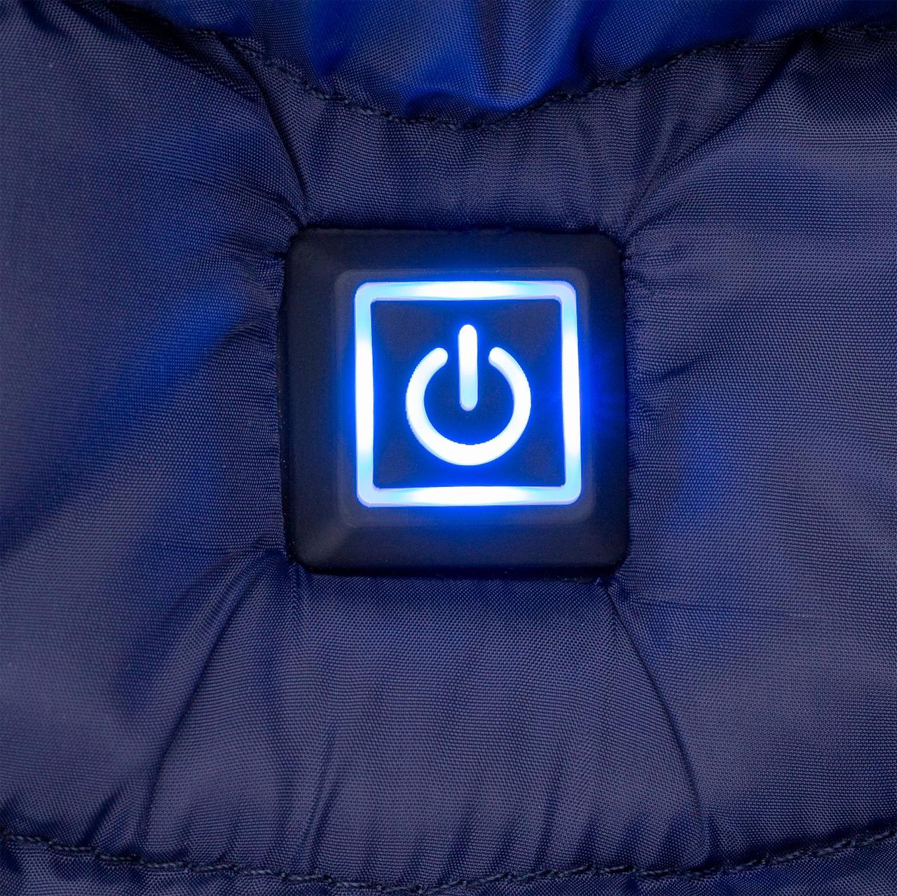 Куртка с подогревом Thermalli Chamonix, темно-синяя (артикул 11678.40) - фото 9 - id-p88643902