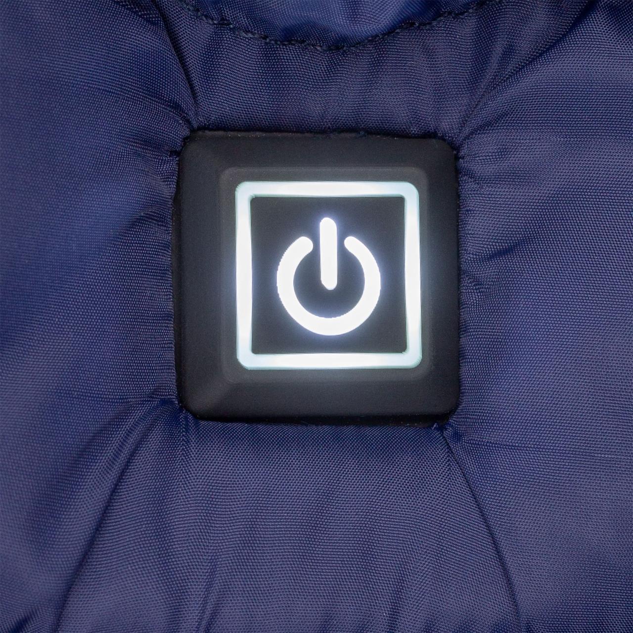 Куртка с подогревом Thermalli Chamonix, темно-синяя (артикул 11678.40) - фото 10 - id-p88643902