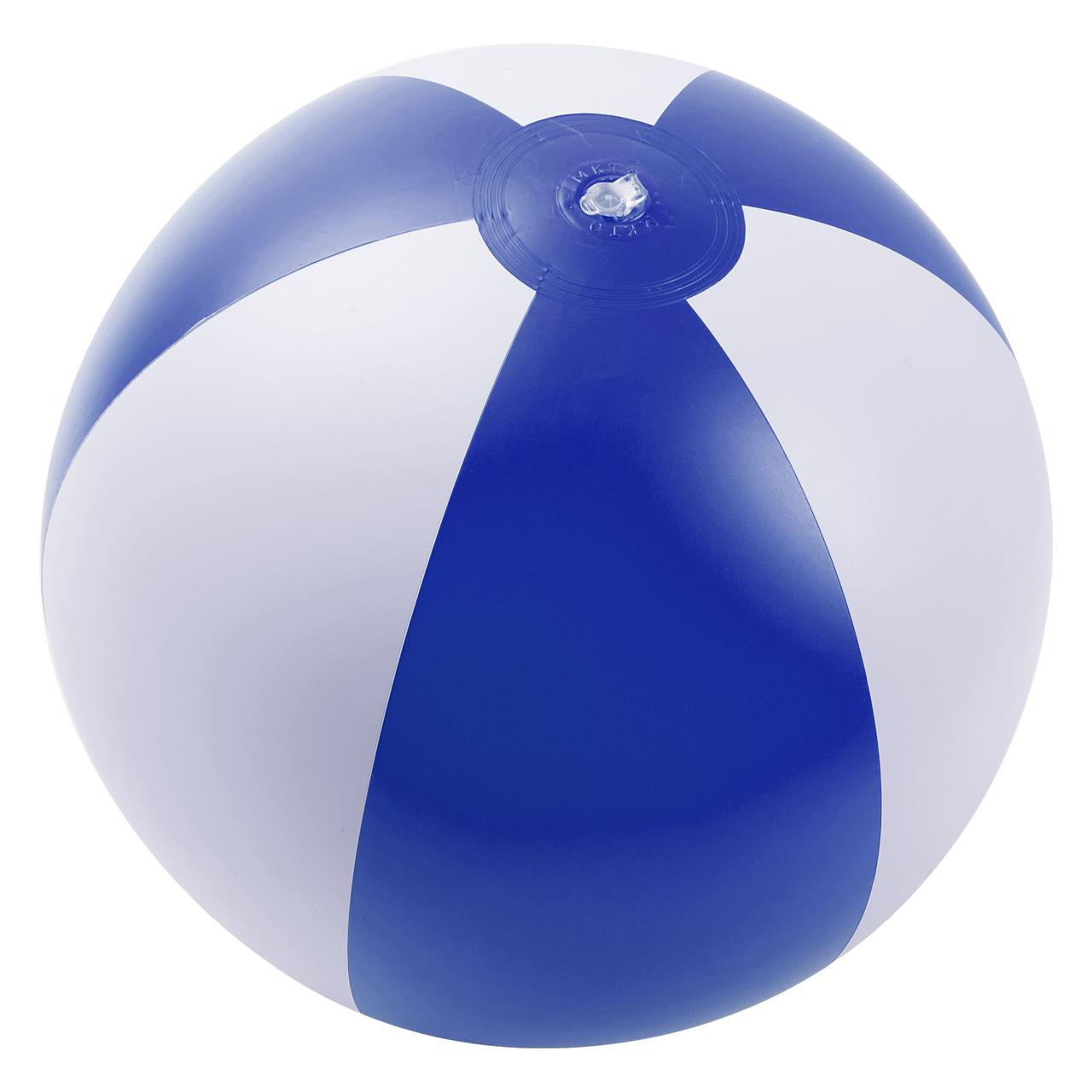 Надувной пляжный мяч Jumper, синий с белым (артикул MKT8094blue)