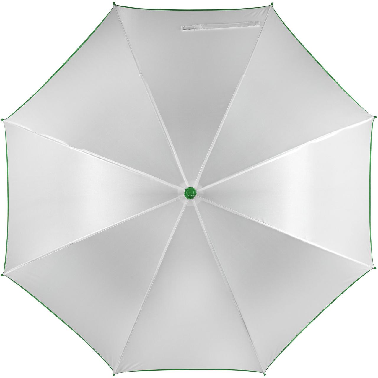 Зонт-трость Unit White, белый с зеленым (артикул 5788.69) - фото 2 - id-p88637056