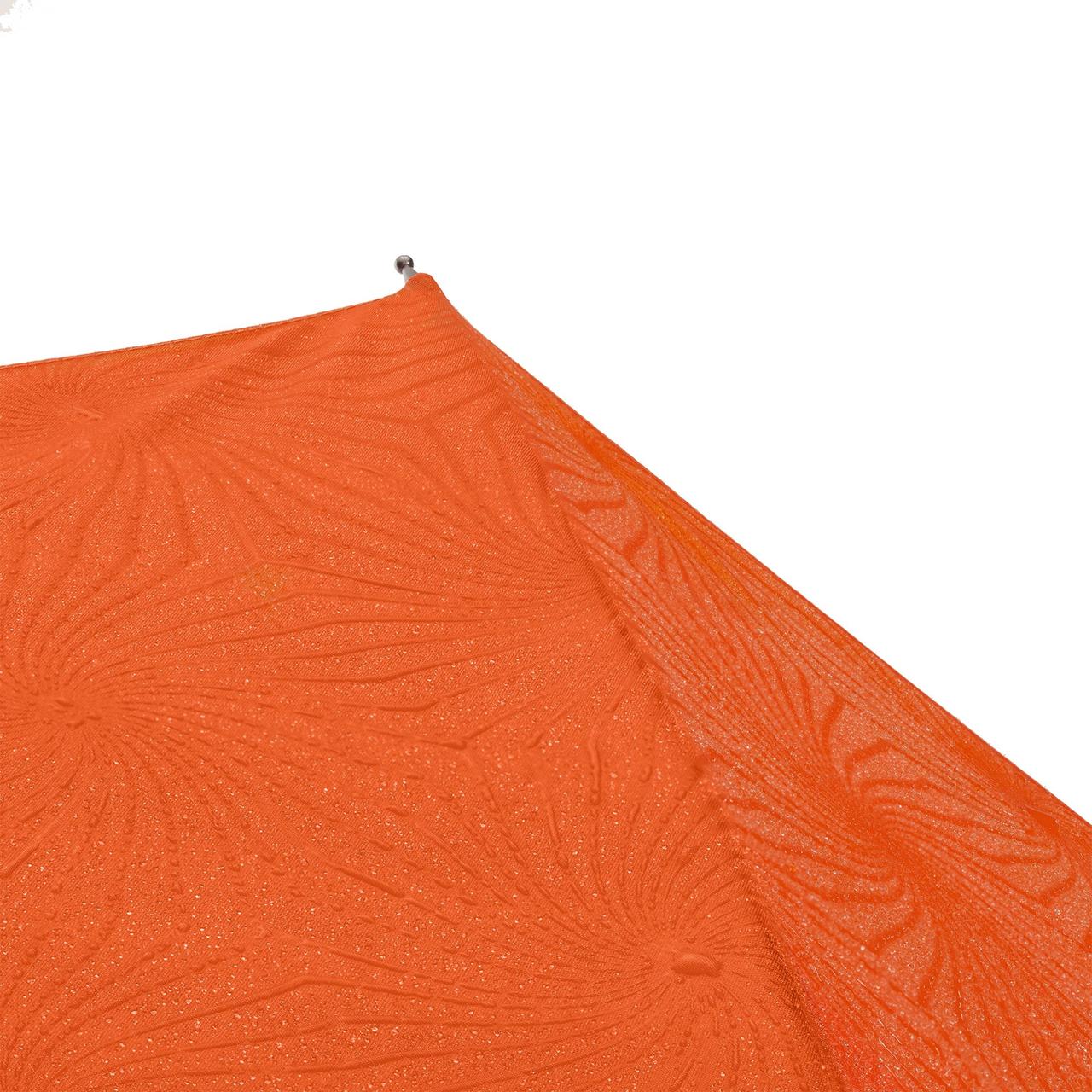 Зонт-трость Magic с проявляющимся цветочным рисунком, оранжевый (артикул 17012.20) - фото 2 - id-p88639025