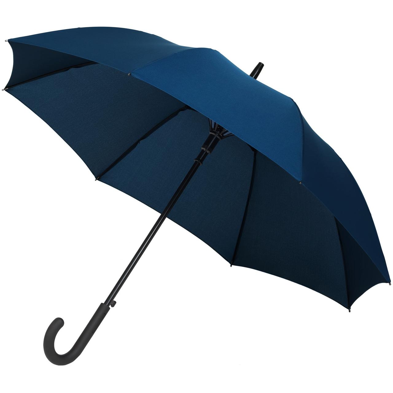 Зонт-трость Magic с проявляющимся цветочным рисунком, темно-синий (артикул 17012.44) - фото 4 - id-p88639026