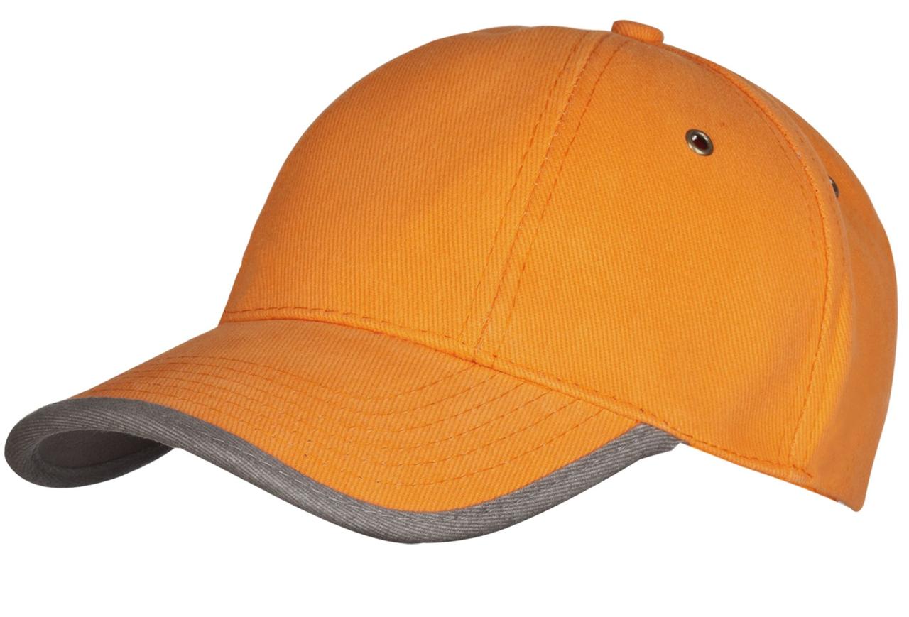 Бейсболка Unit Trendy, оранжевая с серым (артикул 1849.21) - фото 1 - id-p88635139
