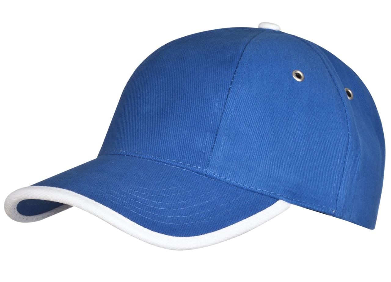 Бейсболка Unit Trendy, ярко-синяя с белым (артикул 1849.44) - фото 1 - id-p88635143