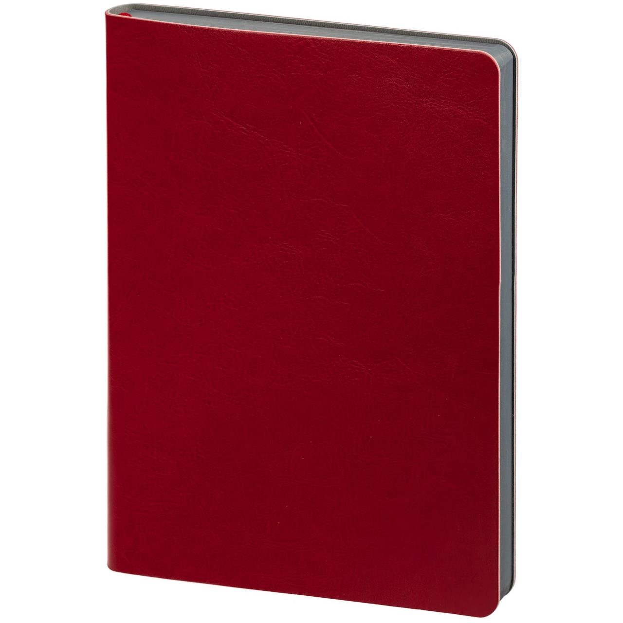 Ежедневник Slip, недатированный, красный с серым (артикул 16022.51)