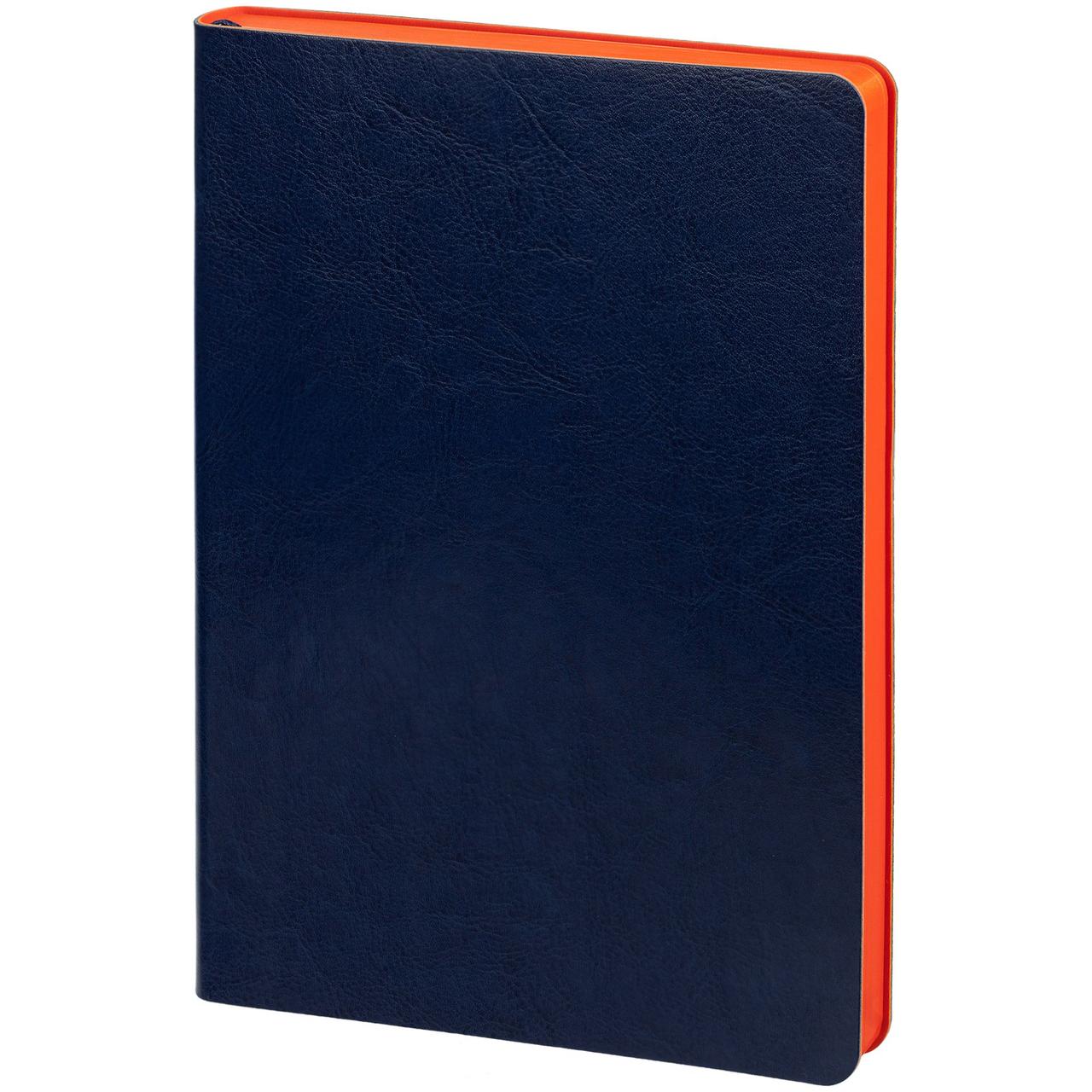 Ежедневник Slip, недатированный, синий с оранжевым (артикул 16022.42)