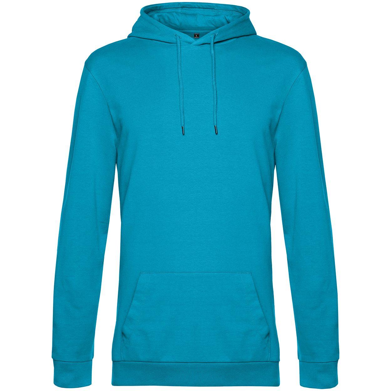 Толстовка с капюшоном унисекс Hoodie, бирюзовая (артикул WU03W443)