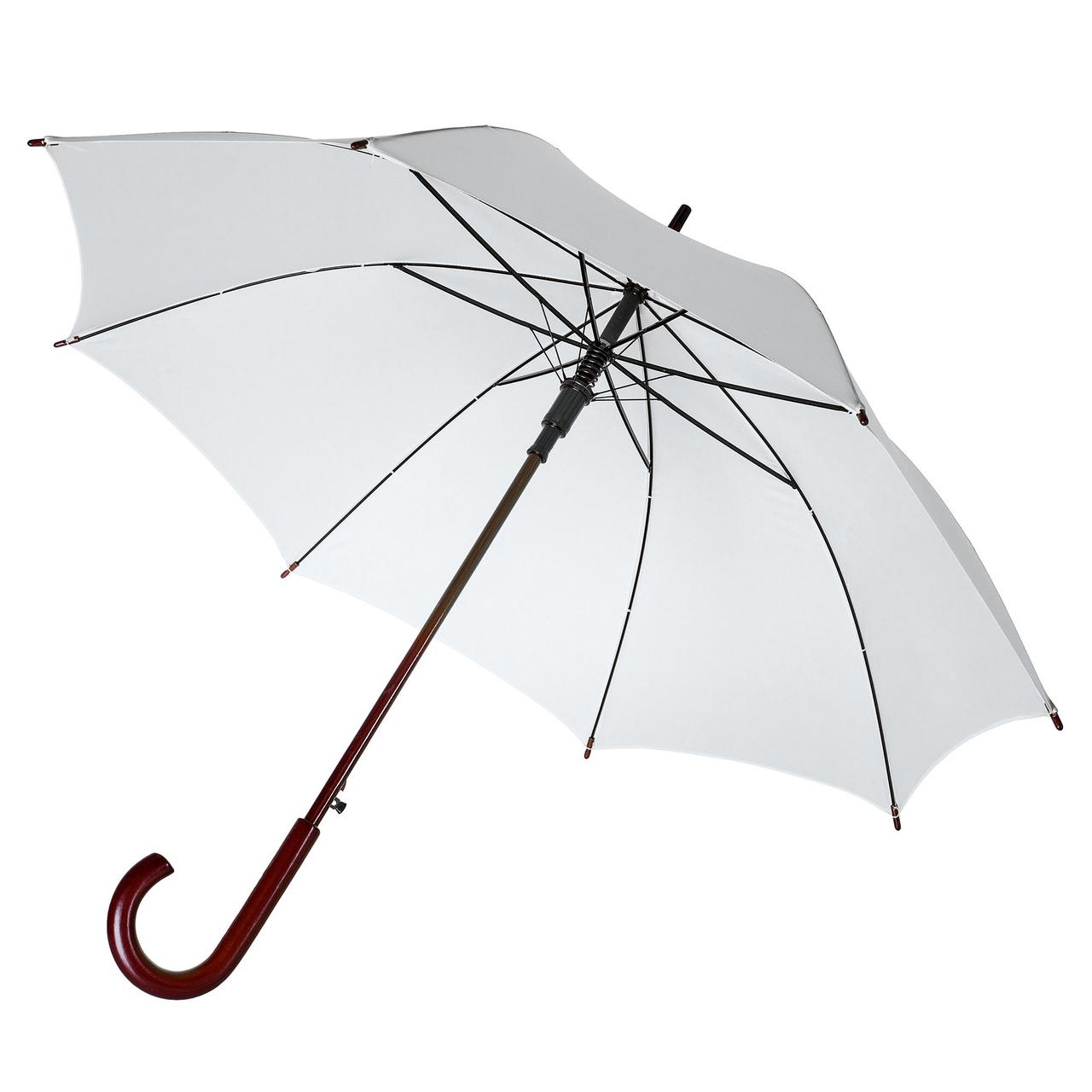 Зонт-трость Standard, белый (артикул 12393.66)