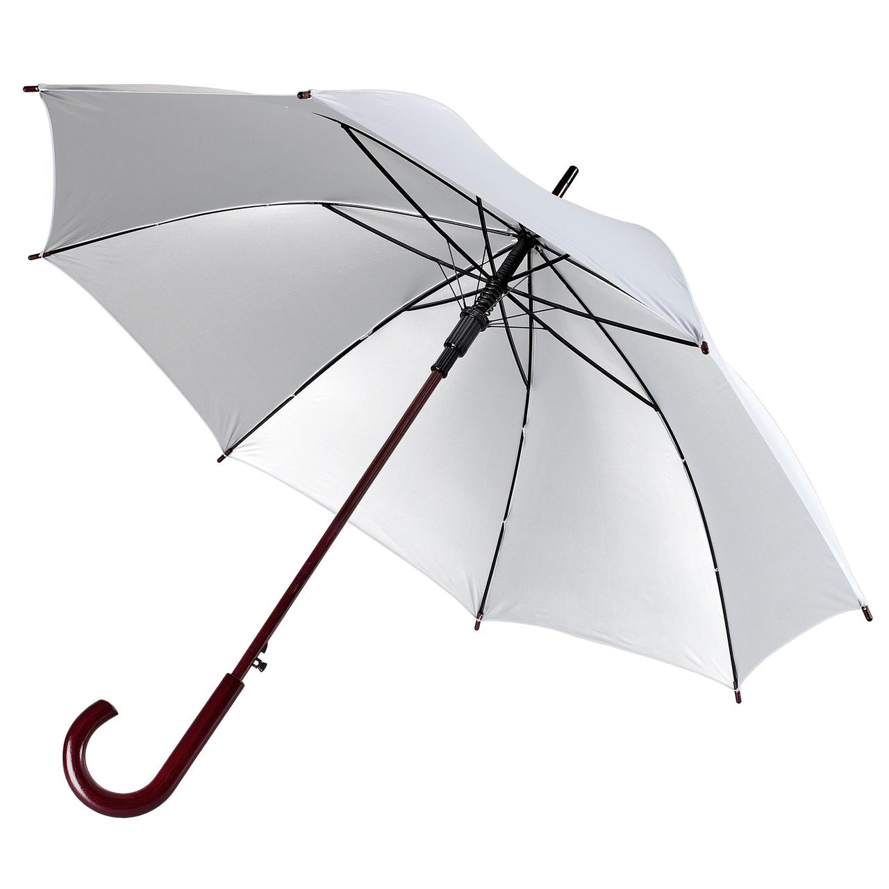 Зонт-трость Standard, серебристый (артикул 12393.01), фото 1