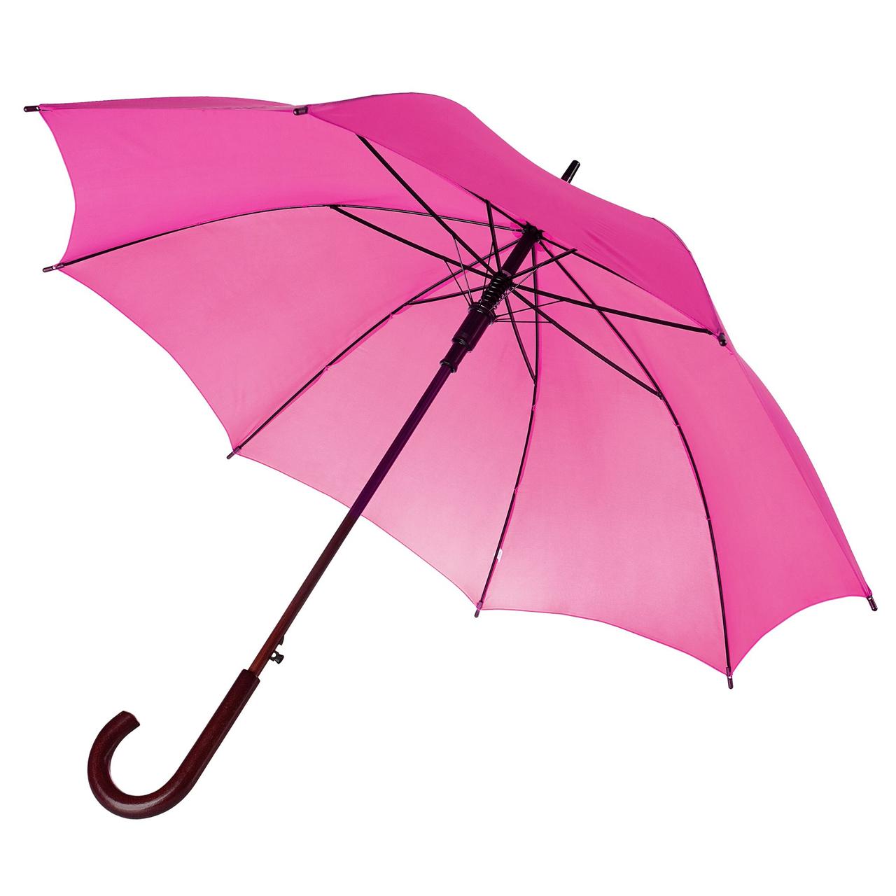 Зонт-трость Standard, ярко-розовый (фуксия) (артикул 12393.57)
