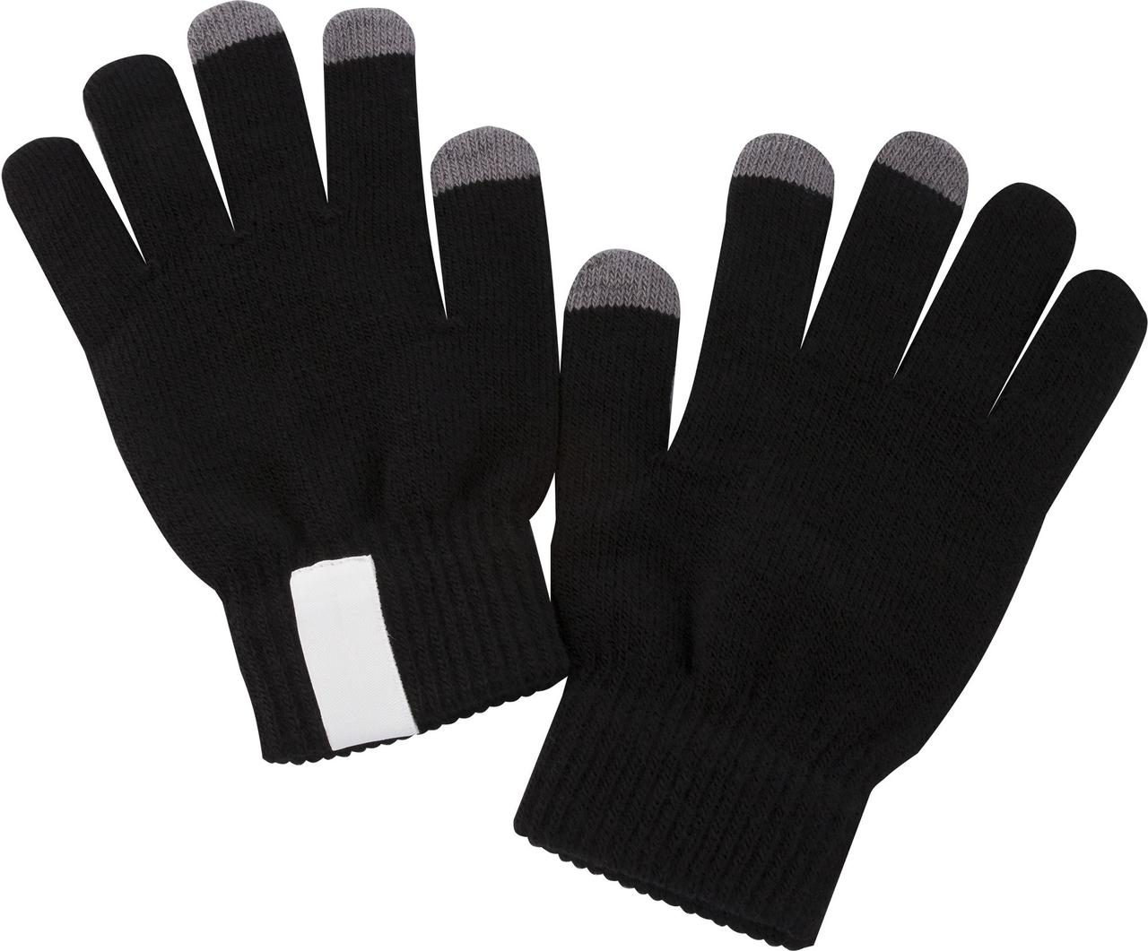 Сенсорные перчатки Scroll, черные (артикул 2793.30) - фото 1 - id-p88634312