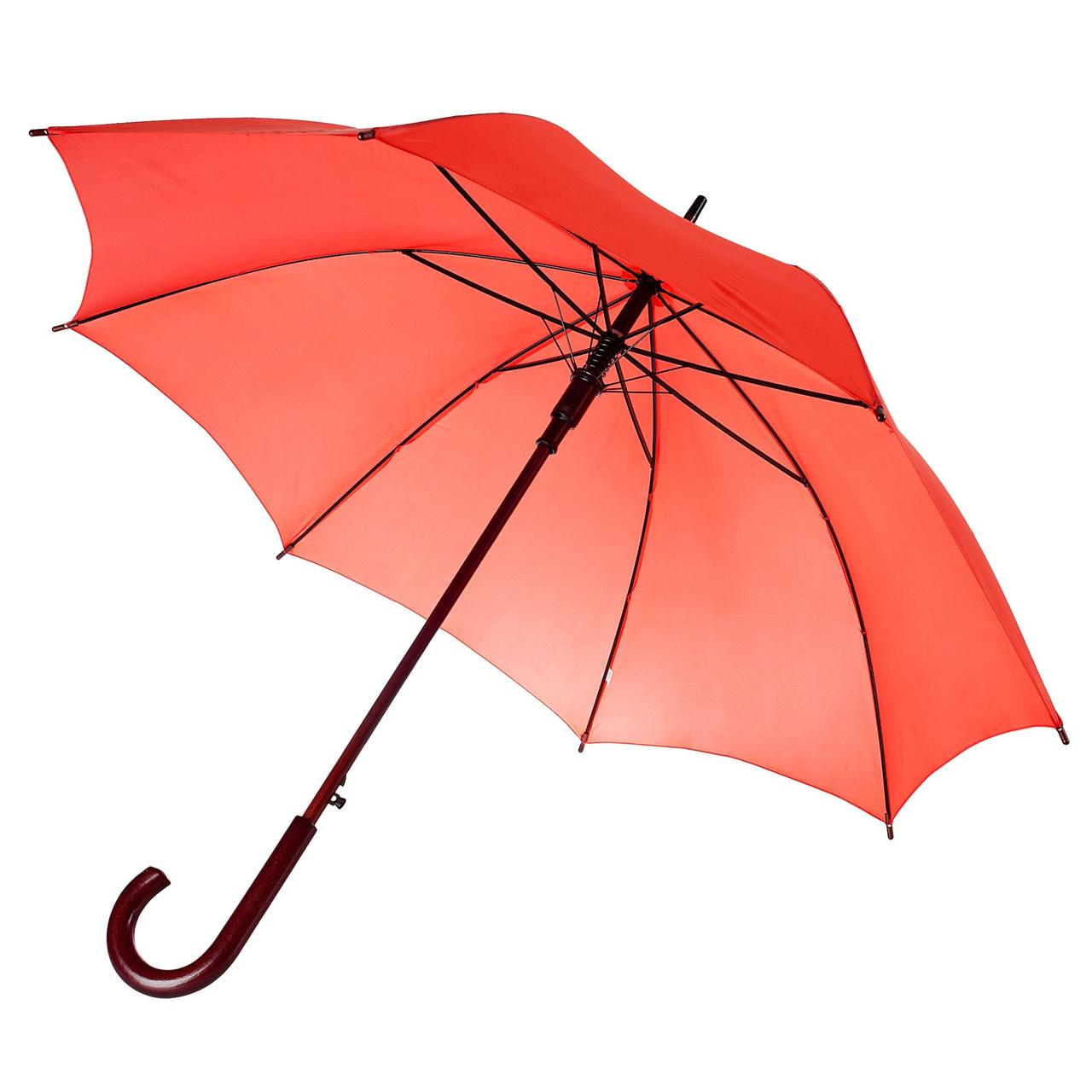 Зонт-трость Unit Standard, красный (артикул 393.50) - фото 1 - id-p88636230