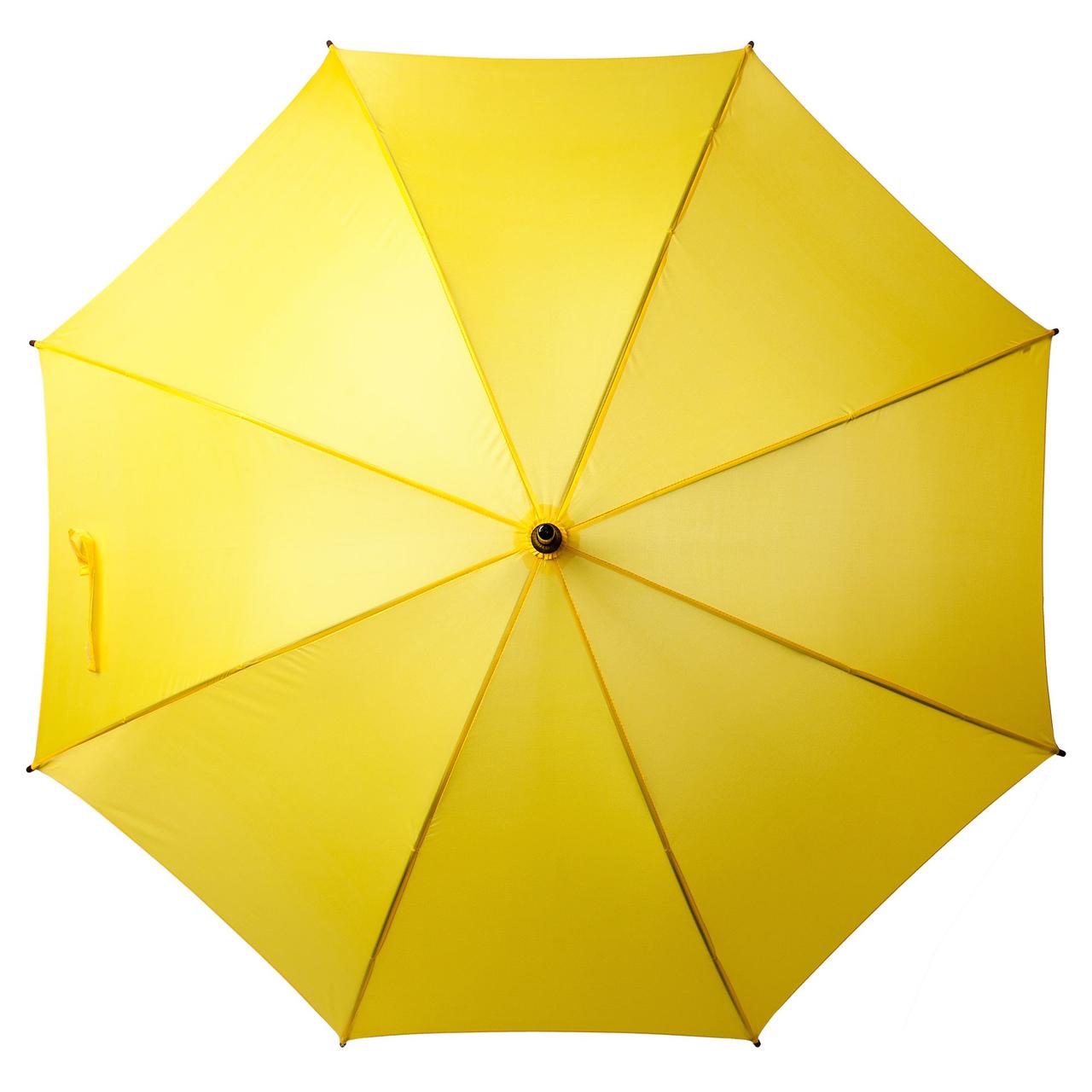 Зонт-трость Unit Standard, желтый (артикул 393.80) - фото 2 - id-p88636235